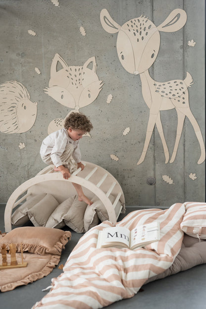 Hedgehog Forest Animal - Wooden Wall Decoration