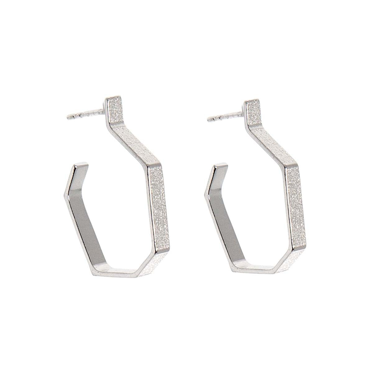 Hoops Silver Earrings