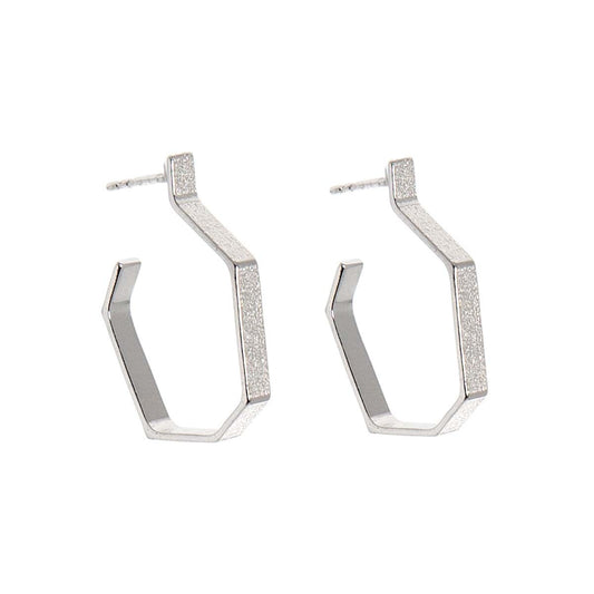 Hoops Silver Earrings