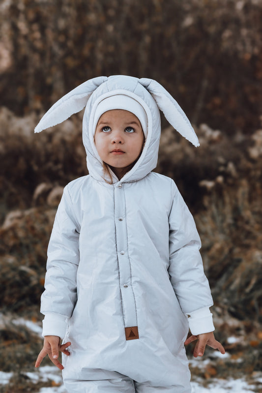 Winter Jumpsuit with Teddy Lining for Babies and Kids - Sustainable and warm Children's clothing.