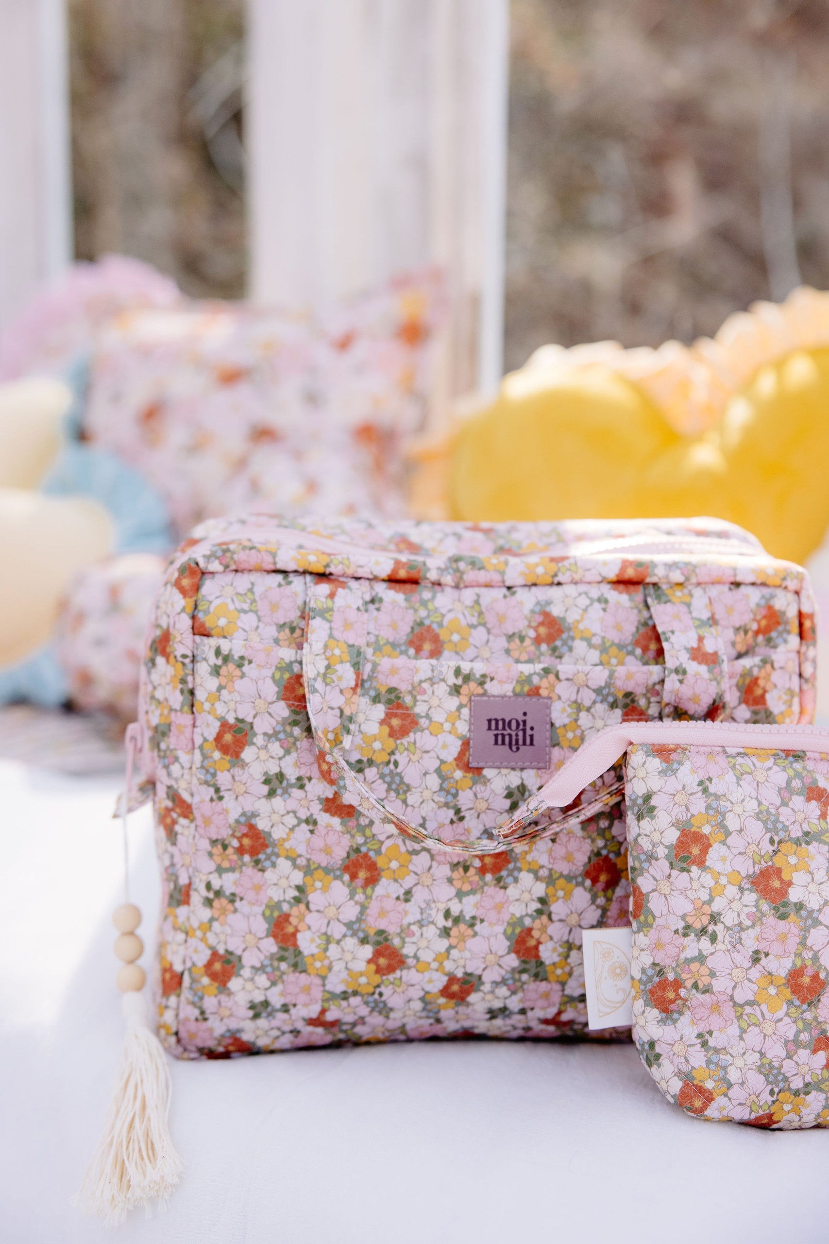 Handmade in Poland: Green Garden travel set with OEKO-TEX cotton