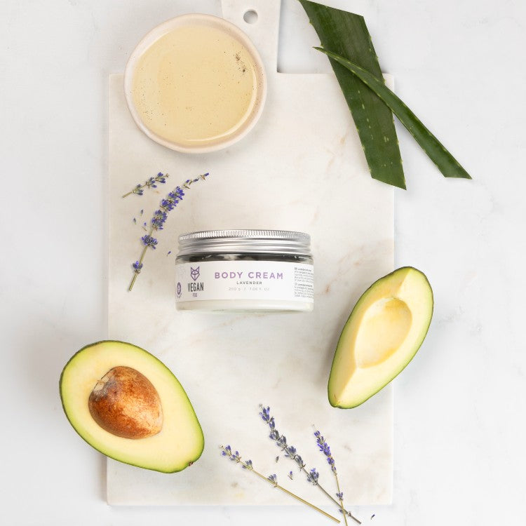 Vegan Fox Grapefruit Body Cream, 200 g natural vegan skincare product - That Green Store