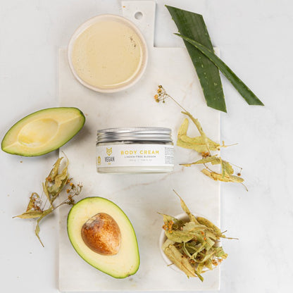 Vegan Fox Linden-Tree Blossom Body Cream, 200 g natural vegan skincare product - That Green Store