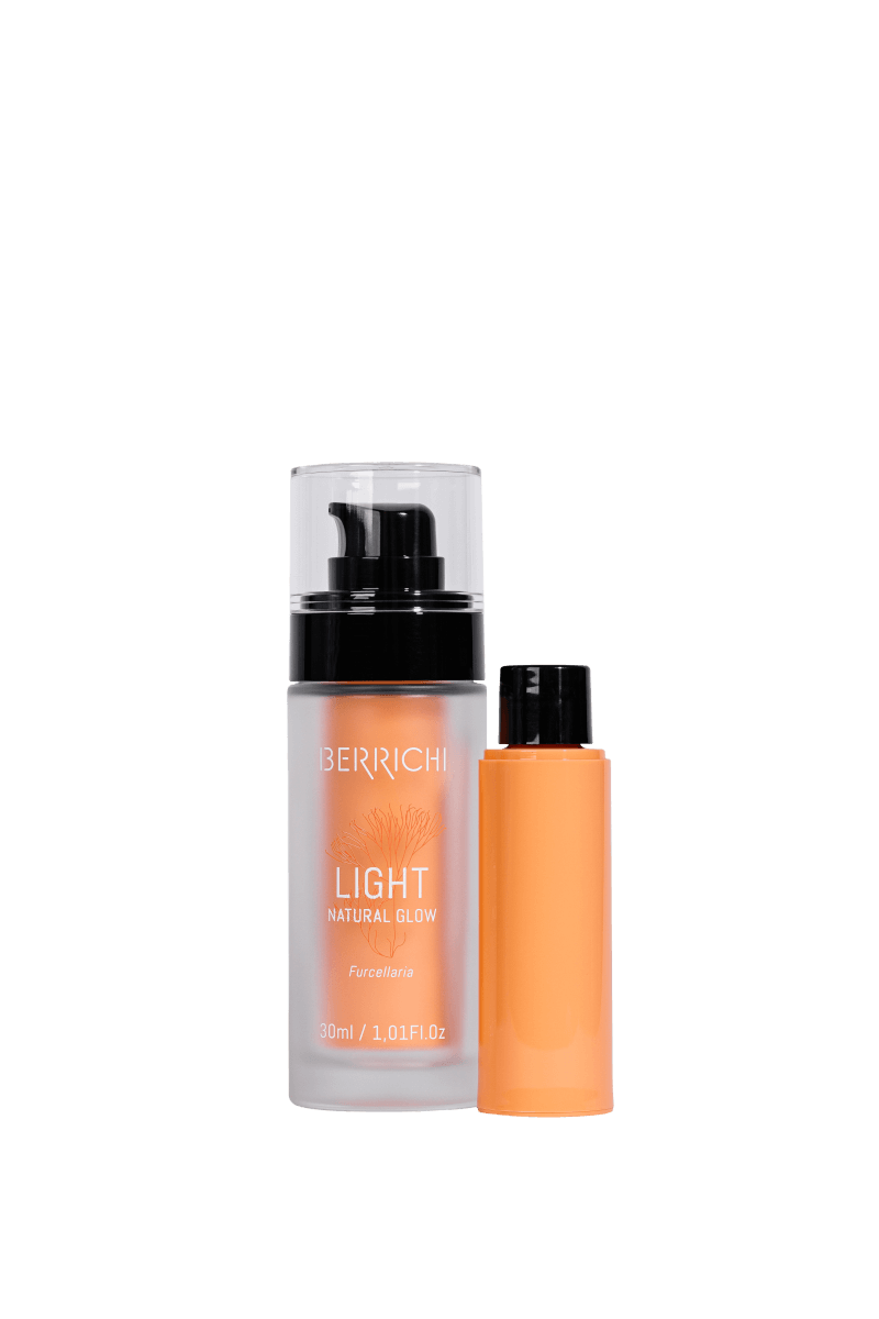 Berrichi Face Cream LIGHT on a minimalist vanity setup