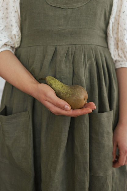 Linen Retro Apron