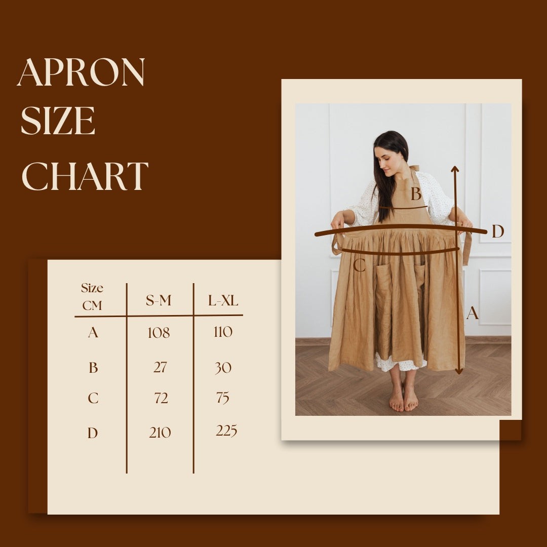 Linen Retro Apron