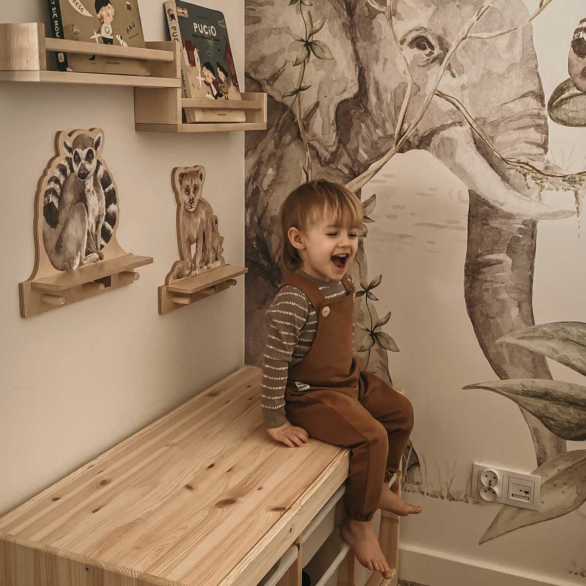 Mini Wall Shelf - Lemur