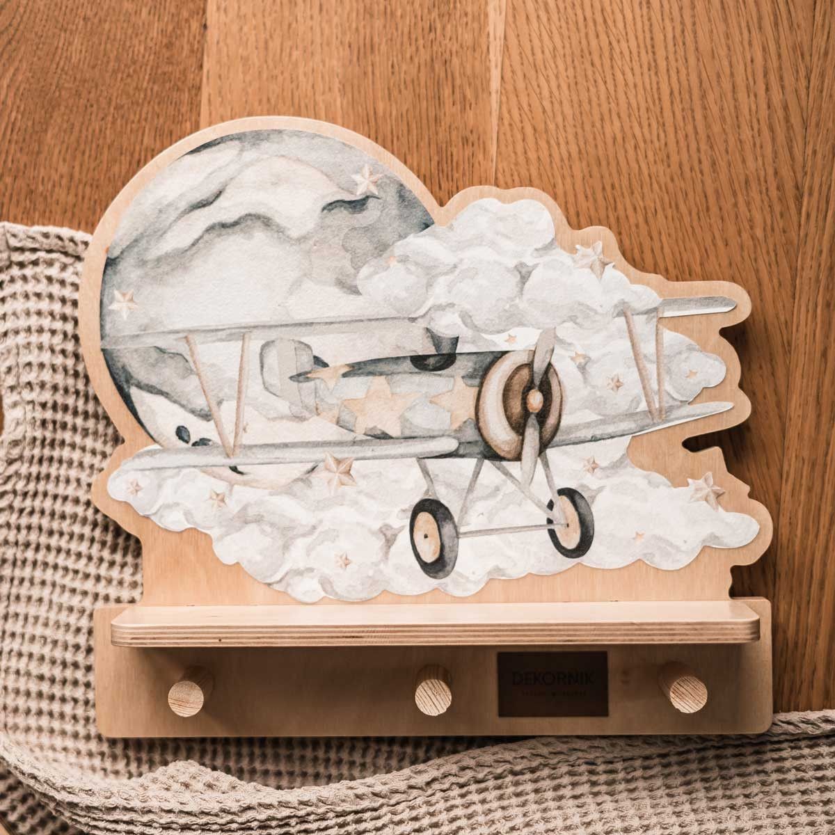 Mini Wall Shelf - Plane