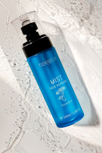 Top View Berrichi MIST Face Spray 100ml premium hydrating bottle