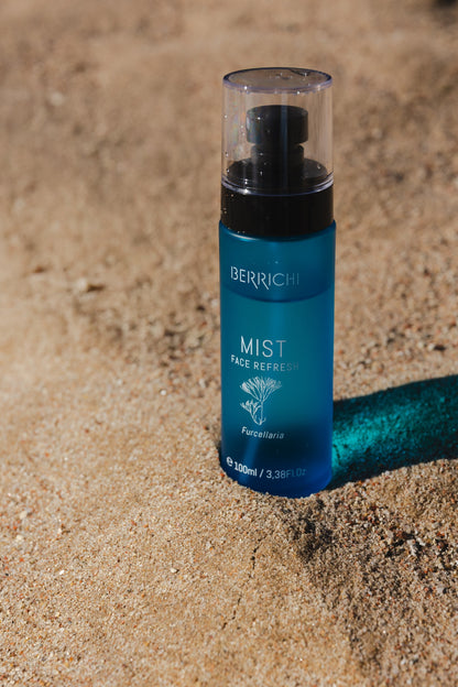 Berrichi MIST being used for an instant skin refresh