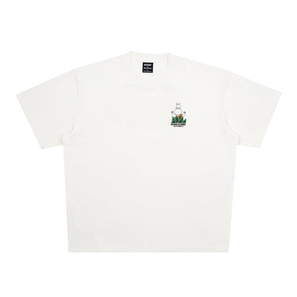 Moomin Jungle Heavy Unisex T-shirt - White