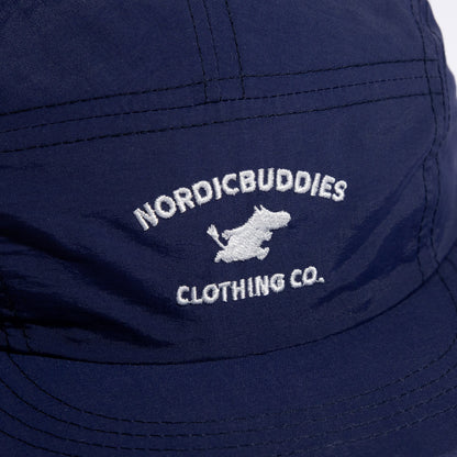 Moomintroll Adventure Nylon 5-panel Cap - Navy