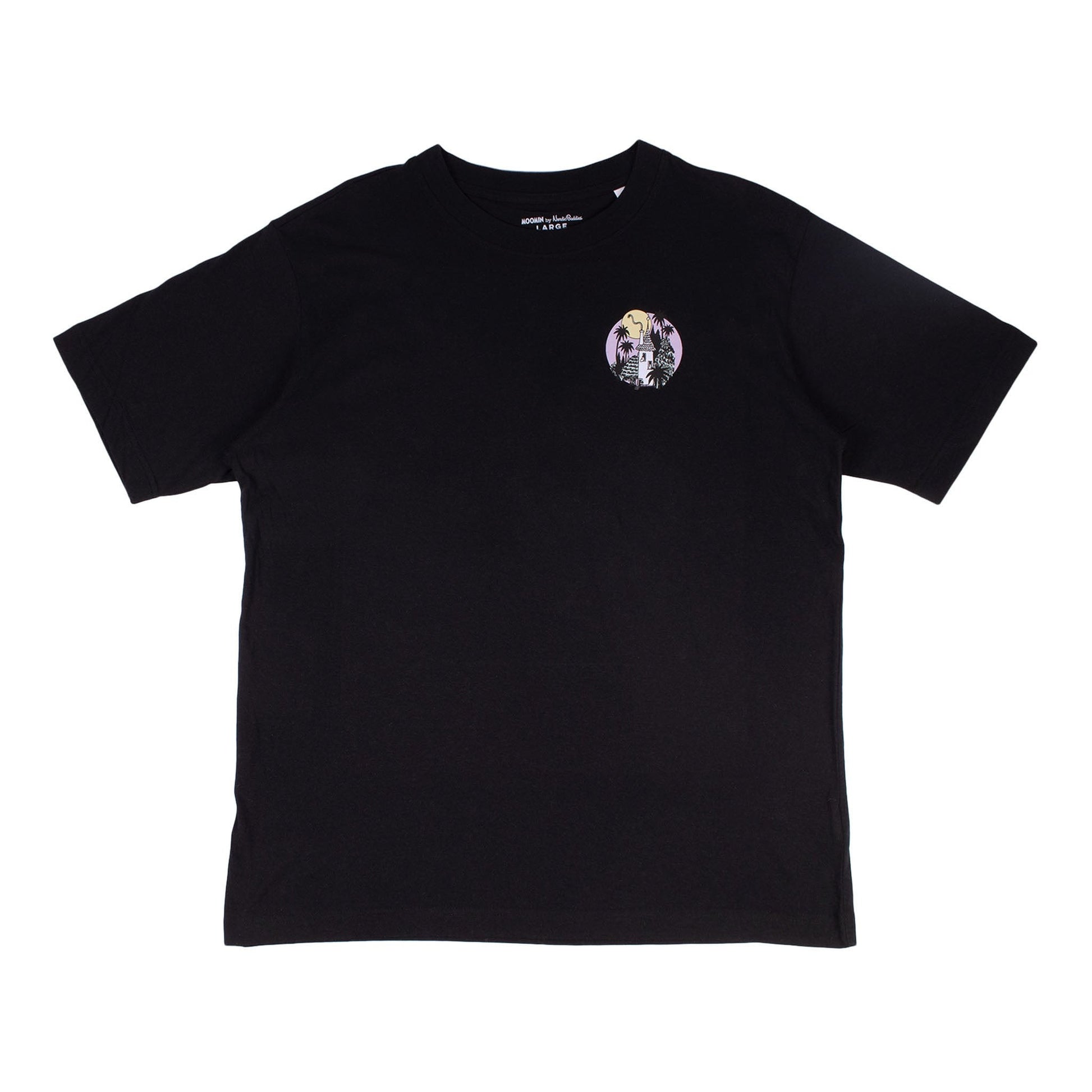 Moomintroll Jungle Heavy Unisex T-shirt - Black