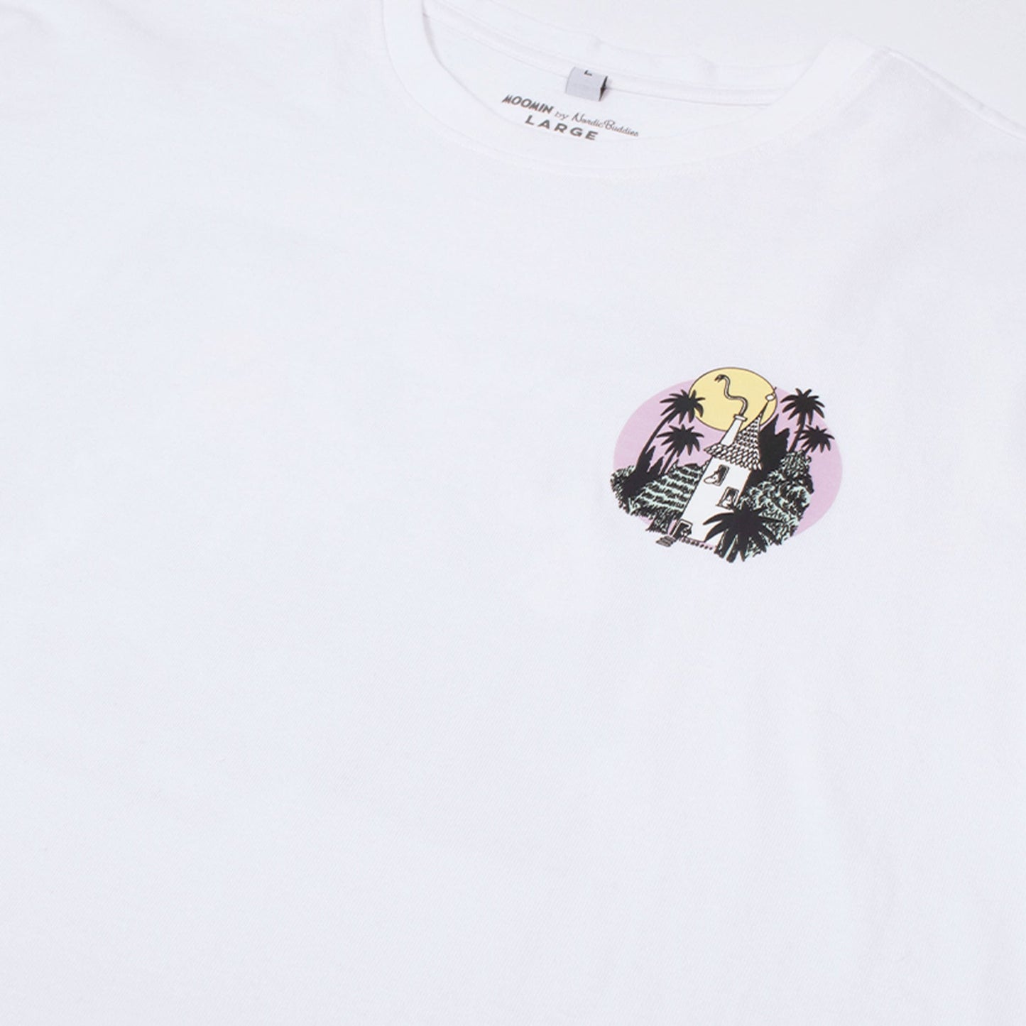 Moomintroll Jungle Heavy Unisex T-shirt - White
