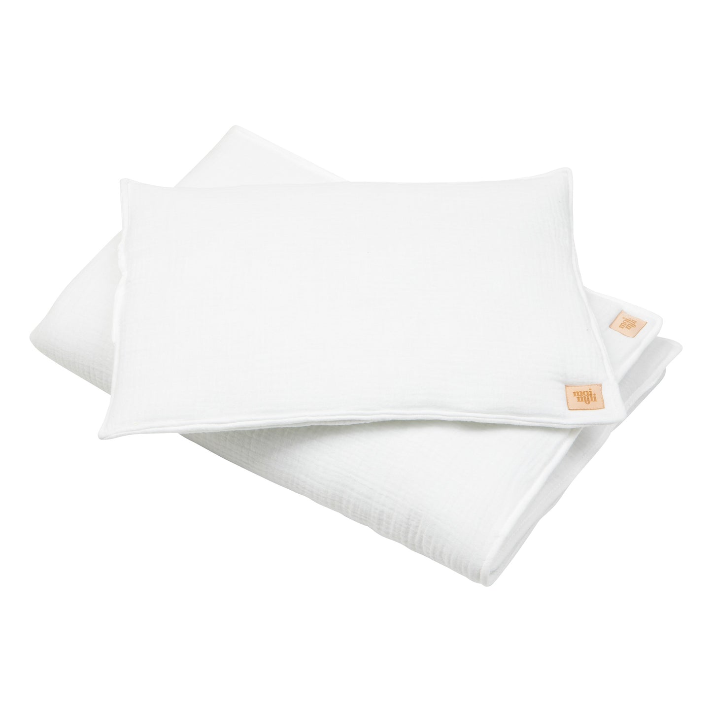 Breathable cream double-layer muslin fabric for sensitive baby skin