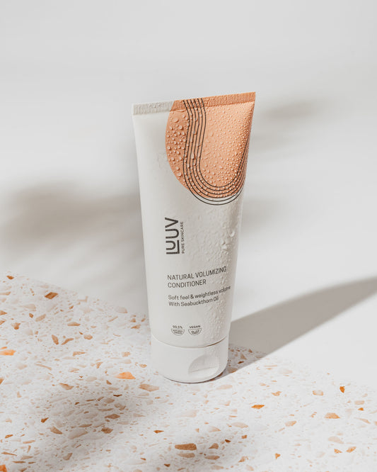 Natural Sea Buckthorn Conditioner, 200ml - Strengthening hair care with vitamins by LUUV.