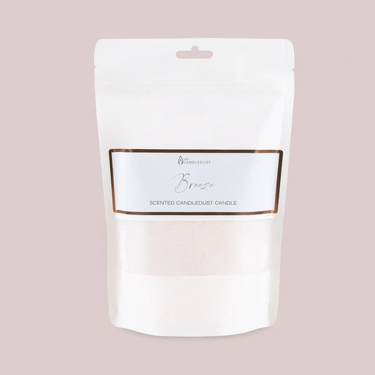 Breeze scented powder candle refill kit 330g vegetable wax
