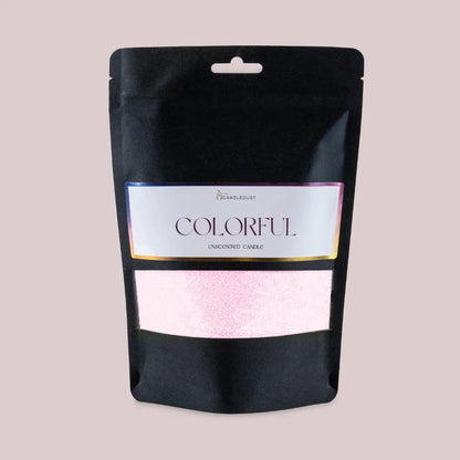 Baby Pink unscented vegetable wax powder candle refill 330g