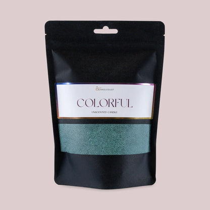 Emerald unscented vegetable wax powder candle refill 330g