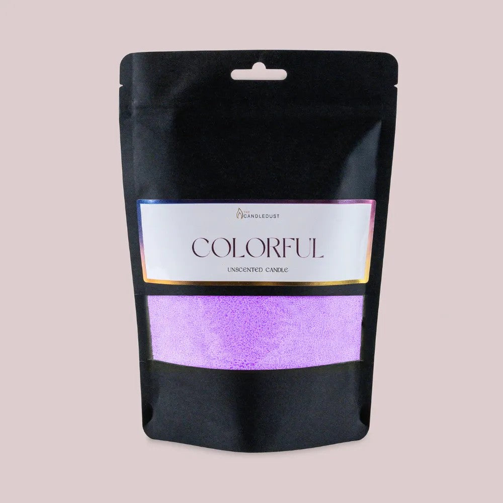 Lilac unscented vegetable wax powder candle refill 330g