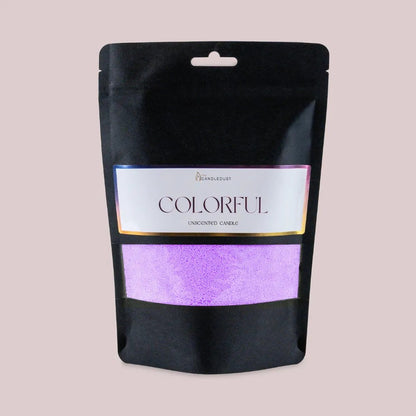 Lilac unscented vegetable wax powder candle refill 330g