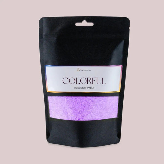 Lilac unscented vegetable wax powder candle refill 330g