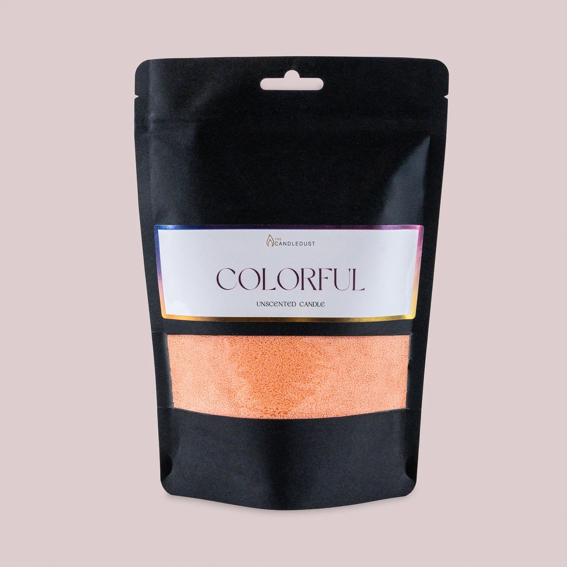 Peach unscented vegetable wax powder candle refill 330g