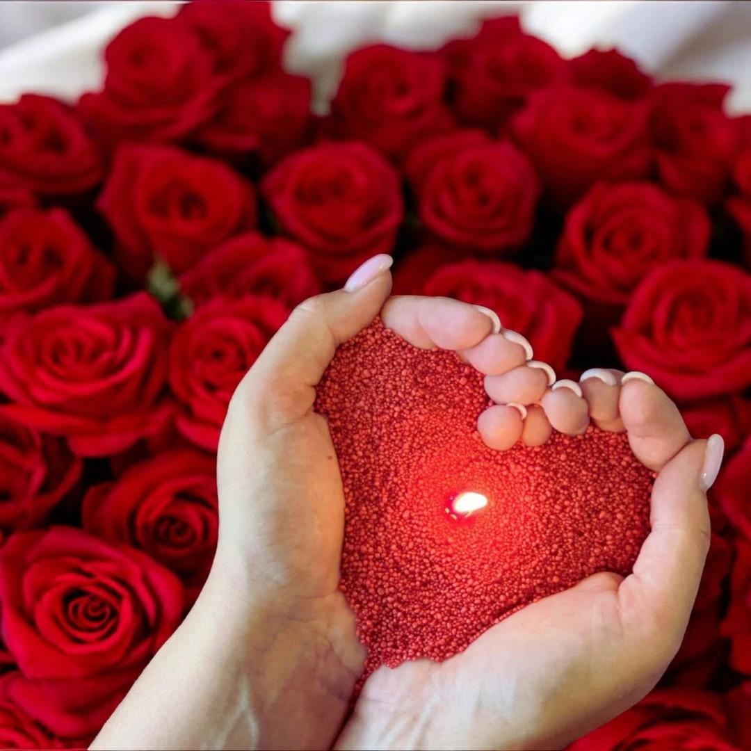 Decorative Red wax pearls for custom DIY candles 330g