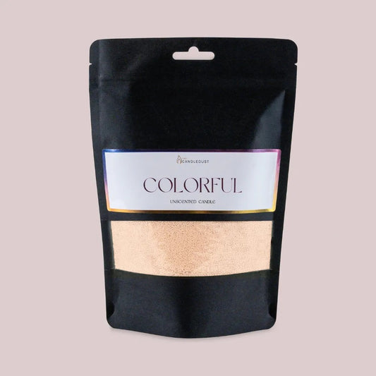 Sand unscented vegetable wax powder candle refill 330g 