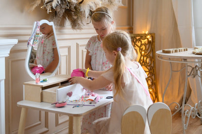 Princess Beauty Table with Mirror - Tulip