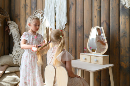 Princess Beauty Table with Mirror - Tulip
