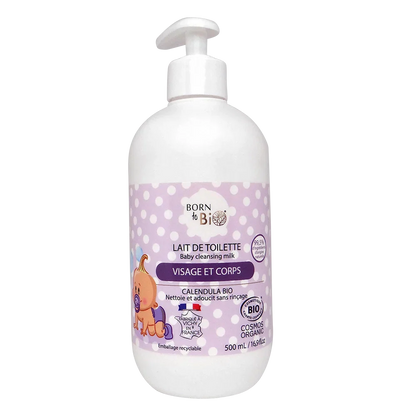 Born to Bio Baby Cleansing Milk - Organic & Fragrance-Free Lotion 500 ml
