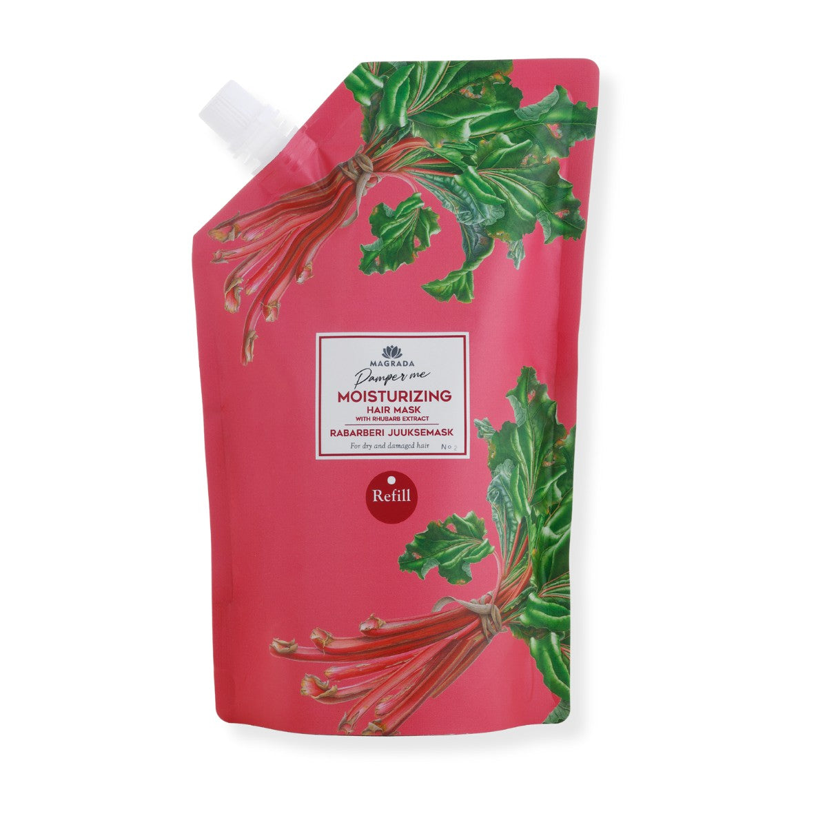 REFILL for Rhubarb Hair Mask With Castor Oil - 500 ml