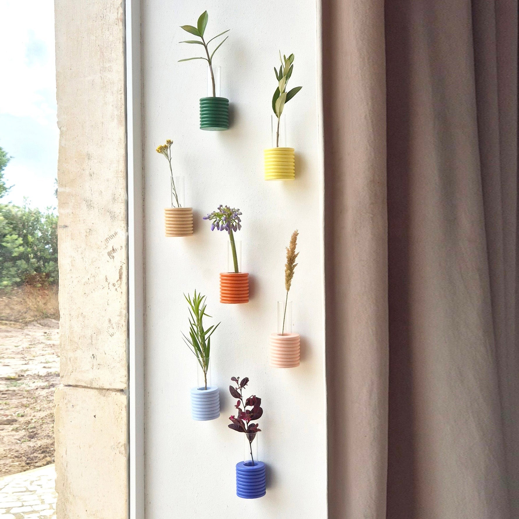 Ribble Wall Vase – Orange