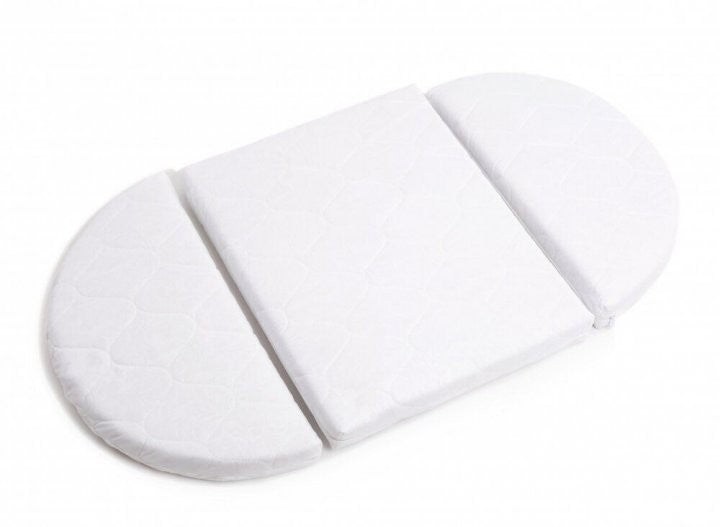 Custom 3-piece breathable mattress designed for the KOTTO Olin round baby crib