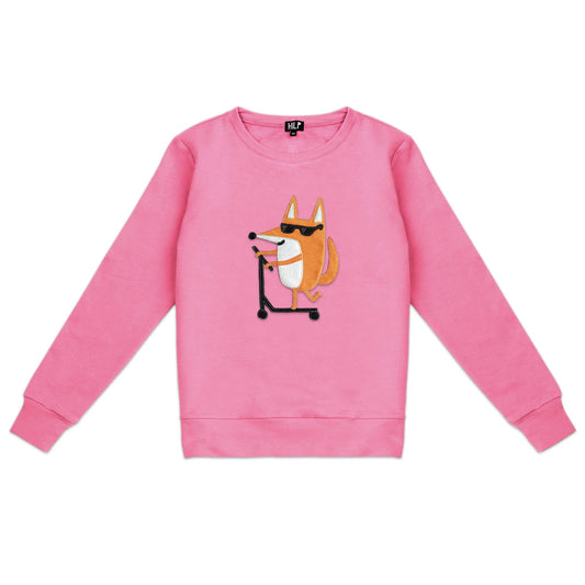 Women’s Scootering Fox Sweatshirt