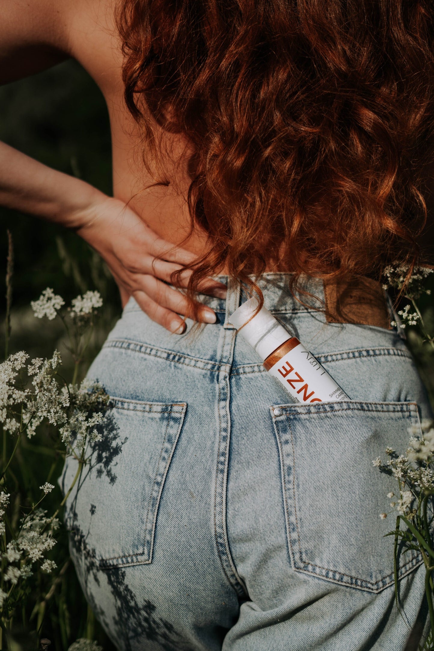 always with you Shimmering Carrot Dry Oil Bronze, 100ml - Illuminating dry oil for a radiant bronze finish by LUUV.