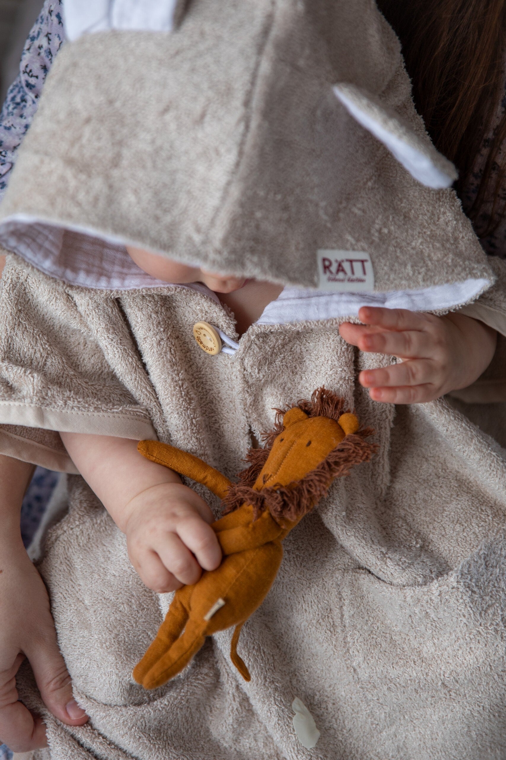 Short-Sleeve Poncho TEDDY - For TODDLERS (Size 82/86-116)