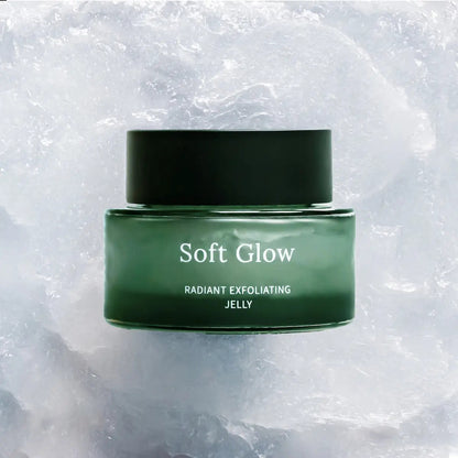 Front view of 50ml of USVA Cosmetics Soft Glow Radiant Exfoliating Jelly.