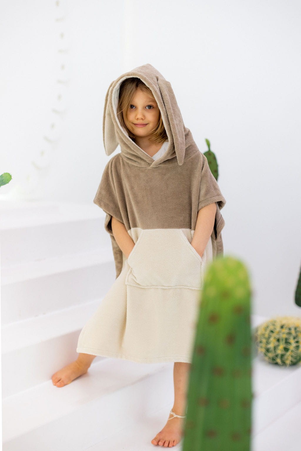 Oeko-Tex certified bamboo fabric for kids safety - Latte