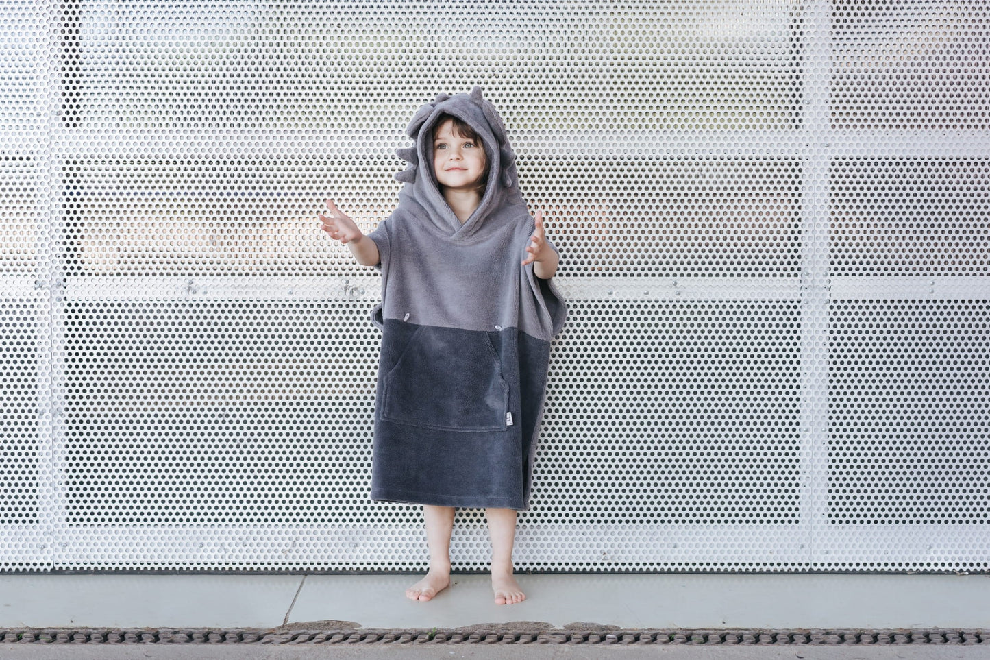 Surfdragon Oeko-Tex certified bamboo fabric for kids safety - Grey