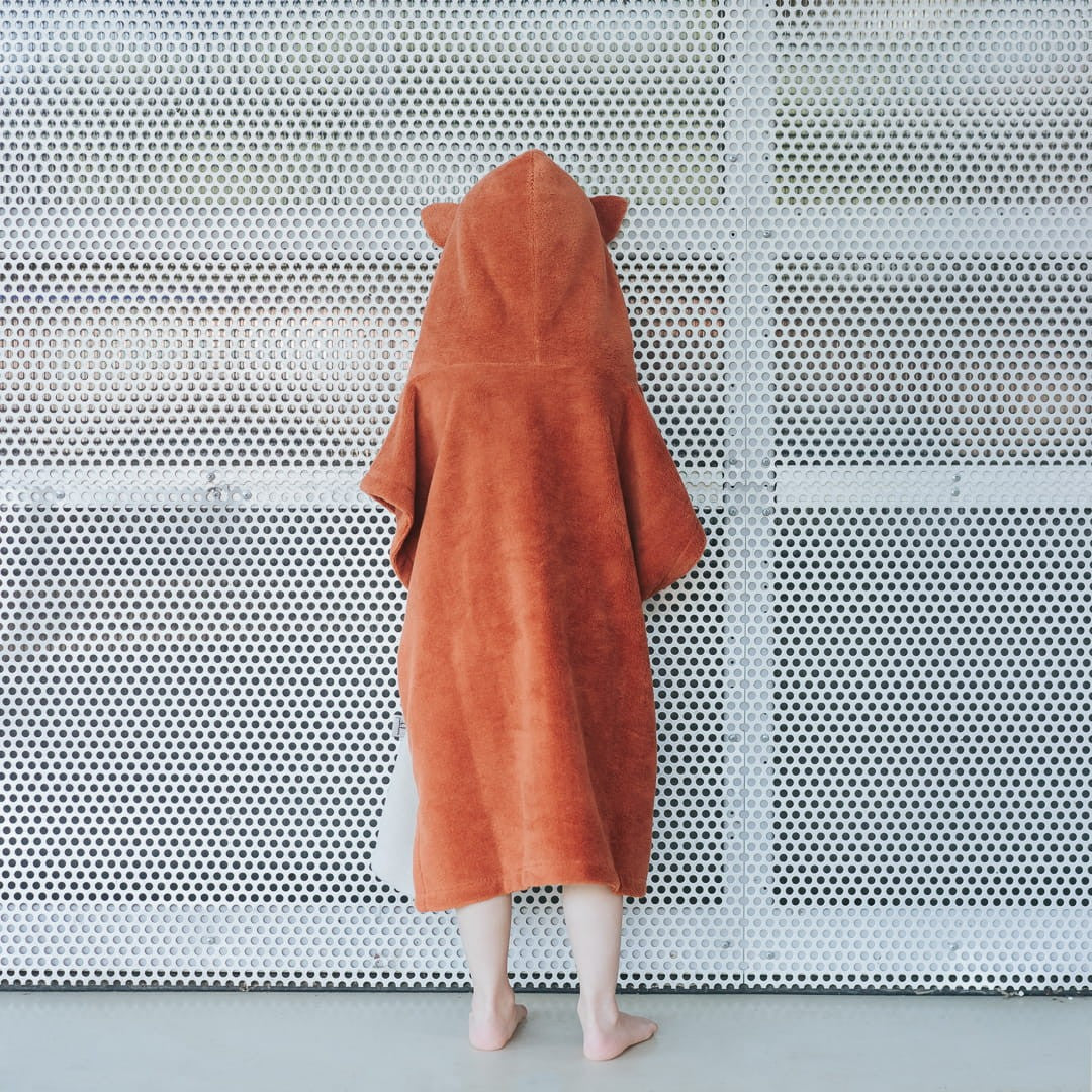 Surffoxy Back view showing spacious cut for easy changing - Orange