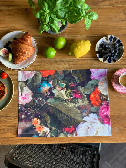 Table Placemat - Francine Black