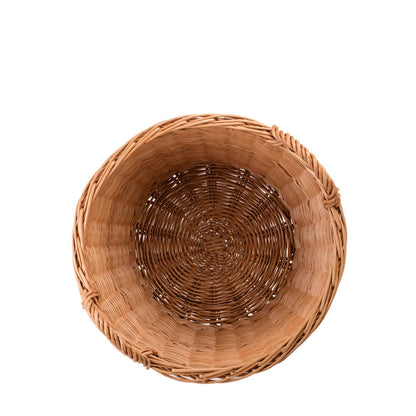 Inide view Wicker Basket For Garden And Firewood, 30L