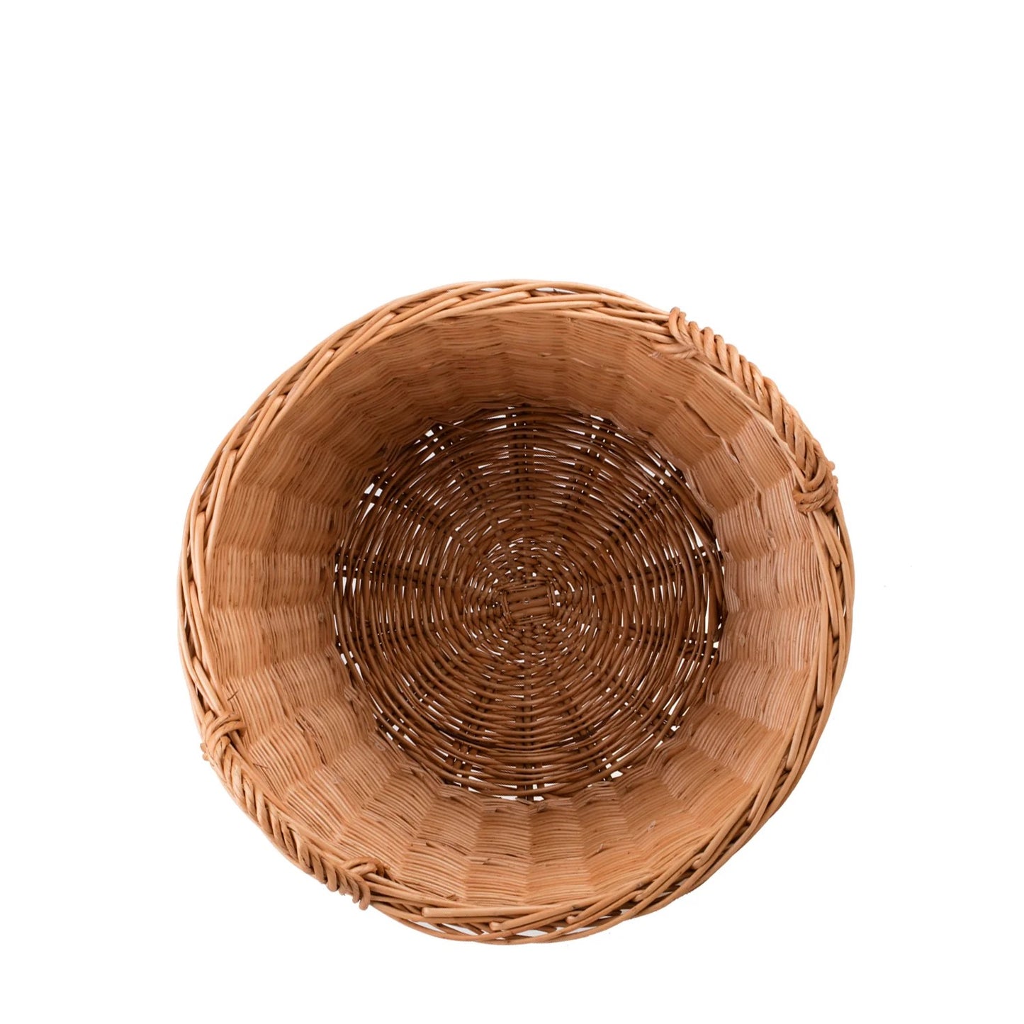 Inside view Wicker Basket For Garden And Firewood, 38L