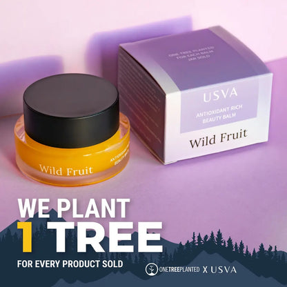 We plant 1 tree plan, Usva cosmetic Wild Fruit Antioxidant Rich Beauty Balm, 30ml