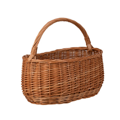 Wilerissa wicker shopping basket with boho style design